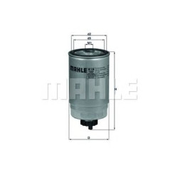 Filter za gorivo MAHLE KC 140
