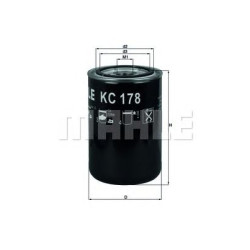 Filter za gorivo MAHLE KC 178