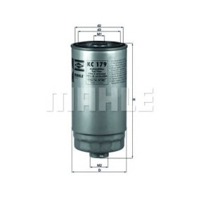 Filter za gorivo MAHLE KC 179