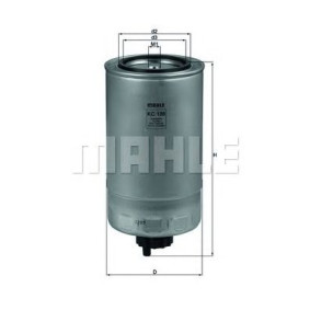 Filter za gorivo MAHLE KC 186