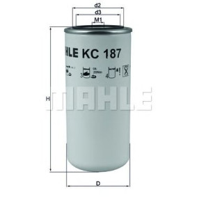 Filter za gorivo MAHLE KC 187