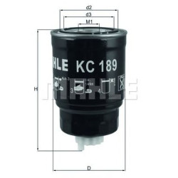 Filter za gorivo MAHLE KC 189