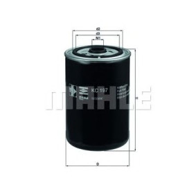 Filter za gorivo MAHLE KC 197
