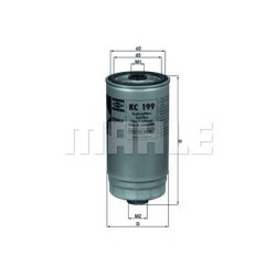 Filter za gorivo MAHLE KC 199