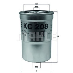 Filter za gorivo MAHLE KC 208
