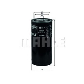 Filter za gorivo MAHLE KC 217