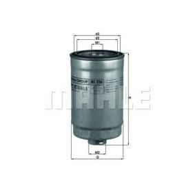 Filter za gorivo MAHLE KC 226