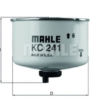 Filter za gorivo MAHLE KC 241D