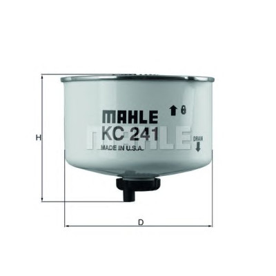 Filter za gorivo MAHLE KC 241D