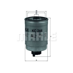 Filter za gorivo MAHLE KC 244