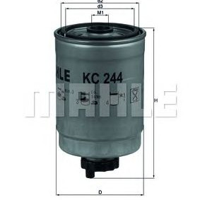 Filter goriva MAHLE KC 244