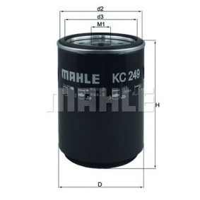 Filter za gorivo MAHLE KC 249D