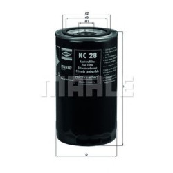 Filter za gorivo MAHLE KC 28