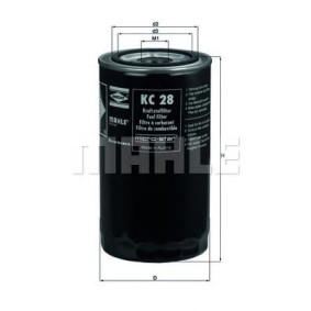 Filter za gorivo MAHLE KC 28