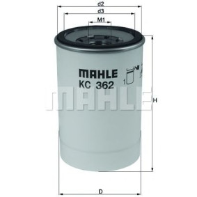 Filter za gorivo MAHLE KC 362D