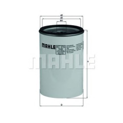 Filter za gorivo MAHLE KC 374D