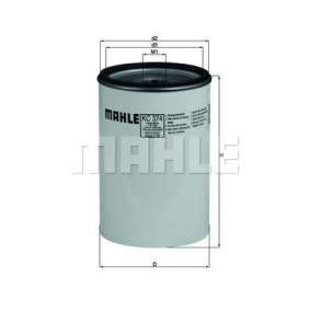 Filter za gorivo MAHLE KC 374D
