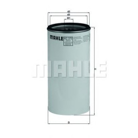 Filter za gorivo MAHLE KC 375D