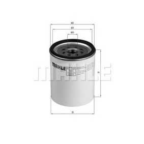 Filter za gorivo MAHLE KC 384D