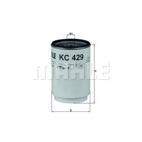 Filter za gorivo MAHLE KC 429D