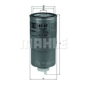 Filter za gorivo MAHLE KC 47