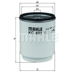 Filter za gorivo MAHLE KC 491D
