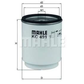 Filter za gorivo MAHLE KC 491D