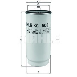 Filter za gorivo MAHLE KC 505D