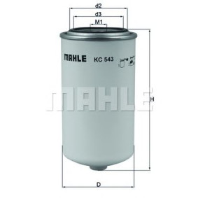 Filter za gorivo MAHLE KC 543