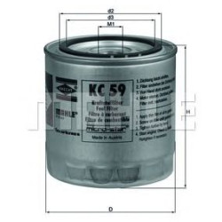Filter za gorivo MAHLE KC 59