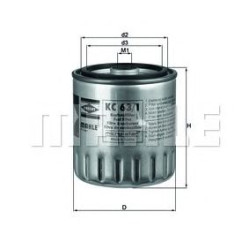 Filter za gorivo MAHLE KC 63/1D