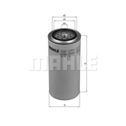 Filter za gorivo MAHLE KC 75