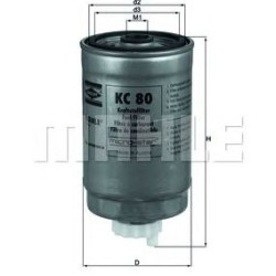 Filter za gorivo MAHLE KC 80
