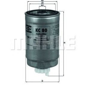 Filter goriva MAHLE KC 80