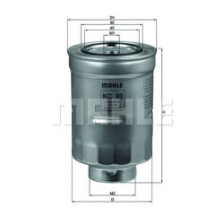 Filter za gorivo MAHLE KC 83D