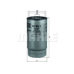 Filter za gorivo MAHLE KC 85/1