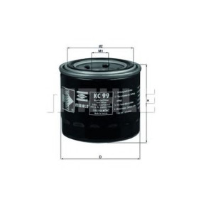 Filter za gorivo MAHLE KC 99