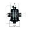 Filter za gorivo MAHLE KL 140