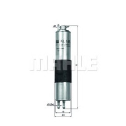 Filter za gorivo MAHLE KL 149