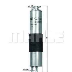 Filter za gorivo MAHLE KL 149