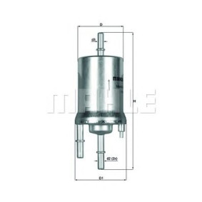 Filter za gorivo MAHLE KL 156/1