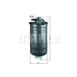 Filter za gorivo MAHLE KL 157/1D