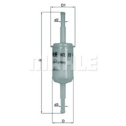 Filter za gorivo MAHLE KL 15 OF