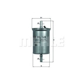 Filter za gorivo MAHLE KL 165