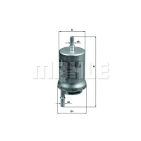 Filter goriva MAHLE KL 176/6D
