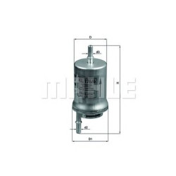 Filter za gorivo MAHLE KL 176/6D