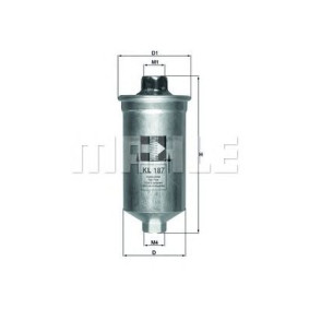 Filter za gorivo MAHLE KL 187