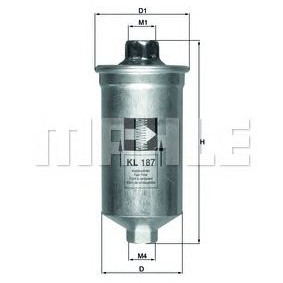 Filter goriva MAHLE KL 187