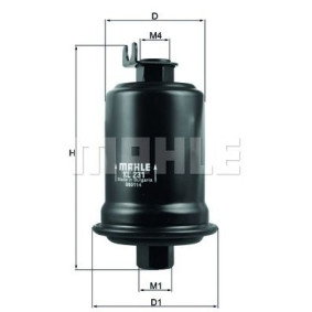 Filter za gorivo MAHLE KL 231