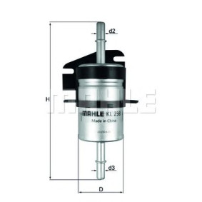 Filter za gorivo MAHLE KL 238